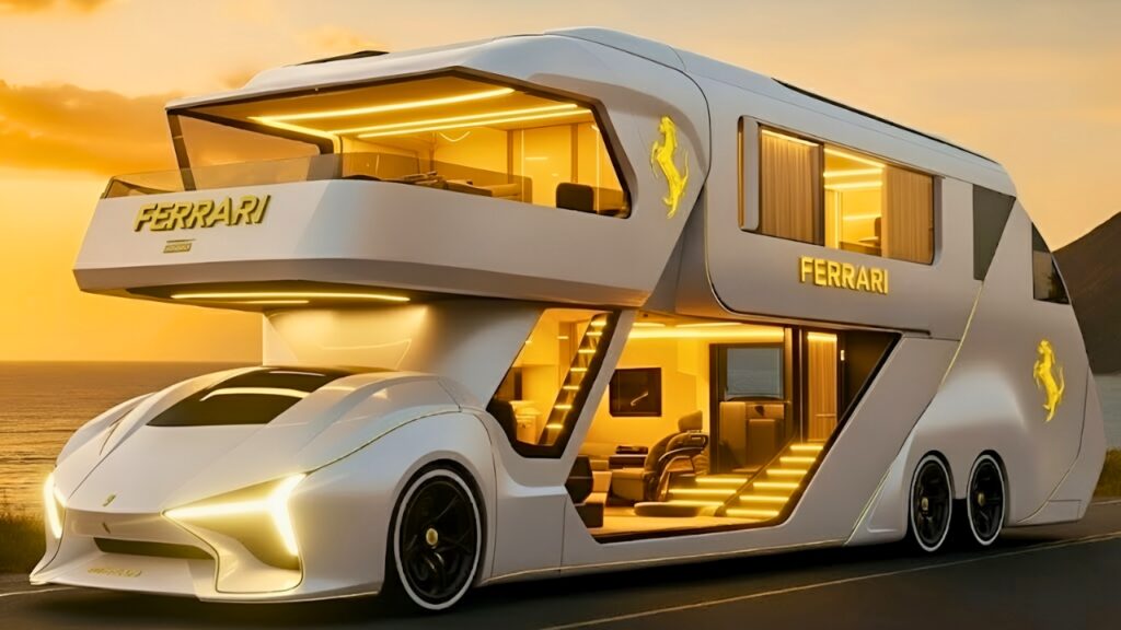 2026 Ferrari Motorhome: Ultra-Luxury V8 Hybrid RV With Smart Tech and $750K Price Tag